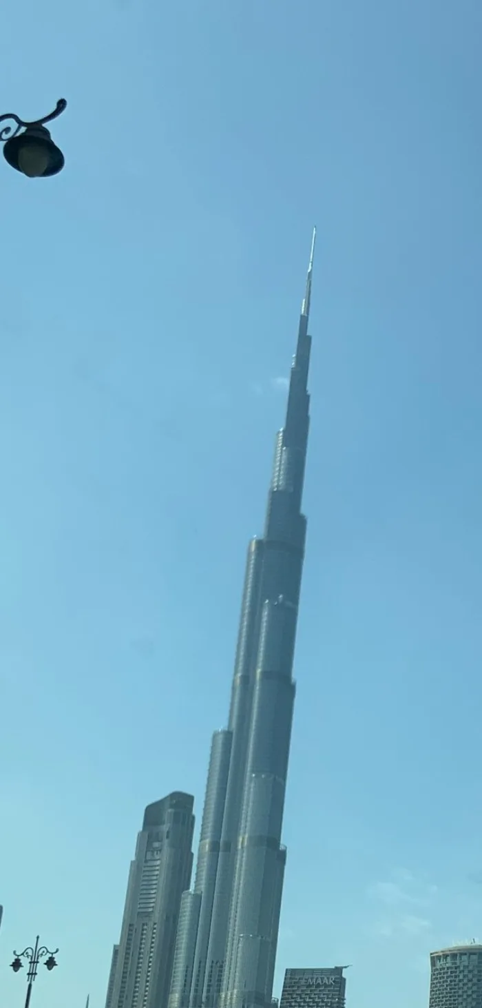 The Burj Khalifa rising above Dubai's downtown skyline